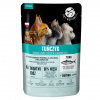 PTR PET REPUBLIC Steril Nadrobno nakrájaný tuniak v omáčke - mokré krmivo pre mačky - 100 g