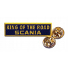 SPONKA ODZNAK EMBLÉM SCANIA KING OF THE ROAD NEDKING