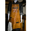 kožená zástěra Dellinger SOFT LEATHER BBQ - Sand Vintage Look