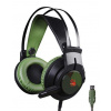 Herné slúchadlá A4tech Bloody J437, 7.1., USB, zelená