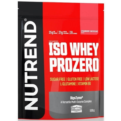 Nutrend Iso Whey Prozero 500g - slaný karamel