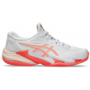 Dámska obuv Asics Court FF 3 Clay - white/sun coral - Biely (42,5)