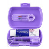 Curaden International AG CURAPROX Kids travel set fialový (1x zubná kefka, 2x medzizubná kefka CPS, 1x zubná pasta melón 6+ 10 ml, 1x nálepka) 1x1 set