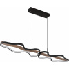 Globo Lighting Bezzy závesné svietidlo 2x36 W čierna-drevená 67181H1