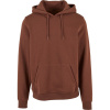 Build your Brand Mikina BY 011 s kapucí COT560011h6701-chocolate b S Čokoládová