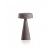 PLUST collection Stolová lampa Fade, nízka, Farba sivohnedá