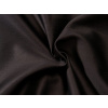 Černé saténové prostěradlo 240x230 plachta bez gumy - Brotex
