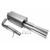TATechnix športový tlmič výfuku 2x76mm Audi A4 B5 Avant (8D5) - 1.6+1.8+1.8T+1.9TDI