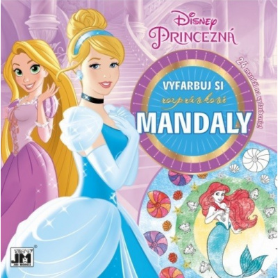Vyfarbuj si rozprávkové mandaly - Princezná (Disney)