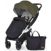 Petite&Mars Royal3 Športový kočík Mature Olive Silver