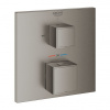Grohe Grohtherm Cube Dvojvýtoková podomietková termostatická batéria, kartáčovaná Hard Graphite 24155AL0
