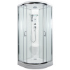 ARTTEC BRILIANT 90 x 90 cm - Parný sprchový box model 8 číre sklo PAN01234