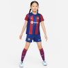 Futbalový komplet dres+ šortky Nike FC Barcelona 2023/24 Home Jr DX2801 456 - M (110-116)