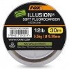 Fox Fluorocarbon Edges Illusion Soft Hooklink Naturals Green 30 m 0,30 mm 5,5 kg