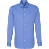 Seidensticker Košile Shirt Shaped LSL, dlouhý rukáv COT781000c45xh-mid blue 39 Modrá středně