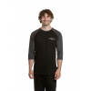 Pánske Tričko S Dlhým Rukávom Kennedy Raglan Black Meatfly|M