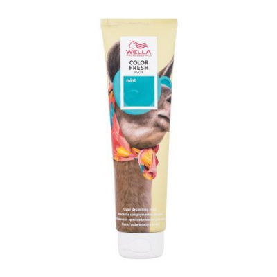 Wella Professionals Color Fresh Mask farbiaca a ošetrujúca maska na vlasy 150 ml odtieň mint pre ženy