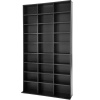 tectake 401704 regál christel 180x102x23,5cm - čierna
