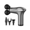 Verk 24575 Masážna pištoľ 25W, 4x nástavce, strieborná