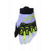 Rukavice FULL BORE V2 YOUTH/KIDS, ALPINESTARS, dětské (fialová/žlutá fluo, vel. M)