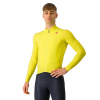 Castelli Aero Race LS, Sulphur Veľkosť: XL Pánsky cyklistický dres do prechodných a mierne chladných podmienok