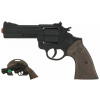 Alltoys policejní revolver černý kovový 12 ran