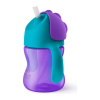 PHILIPS AVENT Kúzelný hrnček s ohybnou slamkou Avent 200 ml fialový fialová