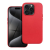 OEM Leather Mag Cover iPhone 15 Pro, červené
