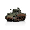 TORRO tank PRE 1/16 RC M4A3 Sherman 75mm kamufláž zelená - infra IR - Servo (TOR11412-GN)