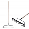 Hrable záhradné Strend Pro R101, 18 zubé, drevená násada 1600mm