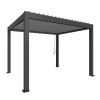 Biohort pergola 3,5x3 - 367,5 x 312 cm, tmavosivá metalická/strieborná metalická (lamely)B449320