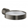 GROHE Atrio - Držák skleničky/mýdelníku, kartáčovaný Hard Graphite 40305AL3