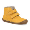 Detské zimné topánky Froddo - Flexible Paix Up Winter Dark yellow žlté