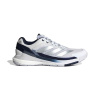 Pánske padelové topánky adidas Crazyquick Boost Padel Shoes Ftwr White/Silver Met./Dark Blue EUR 43 1/3
