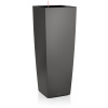 Lechuza Kvetináč CUBICO ALTO Premium 40 - metallic anthracite