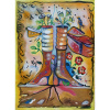 olejomaľba- Moje kroky a korene- Mgr. Zuzana Čarnoká,originálny,ručne maľovaný obraz XL (do veľkosti 150x150cm) Viac farieb