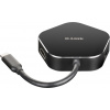 D-Link DUB-M420 dokovacia stanica a replikátor portov Kábel Thunderbolt 3 Čierna, Strieborná (DUB-M420)