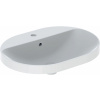 Geberit Variform umývadlo 60x45 cm oválny vstavané umývadlo biela 500.732.01.2
