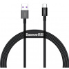 Baseus datový kabel Superior USB-C 1m 6A 66W černý 6953156205499