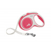 Vodítko Flexi New Comfort M opasok 5m/25kg červená