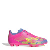adidas F50 League Childrens Firm Ground Football Boots Pink/Yellow 1 (33)