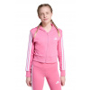 Detská mikina adidas ružová farba, s kapucňou, jednofarebná, JY4983 164