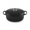 Le Creuset Kastról SIGNATURE 29 cm, 4,7 l, oválne, SATIN BLACK, liatina