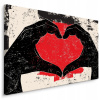 Image Canvas Palm Heart Abstract Retro 90x60 (Image Canvas Palm Heart Abstract Retro 90x60)