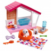 Barbie mini herný set s maznáčikom Psie búda, Mattel GRG78 (mGRG78)