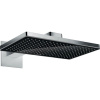 HANSGROHE Rainmaker Select horná sprcha 1jet, 466 x 270 mm, so sprchovým ramenom 462 mm, čierna/chróm, 24003600