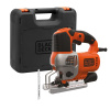 Black+Decker Priamočiara píla BES610K, 650 W, 1000 – 3100 zd./min., Zdvih: 19 mm, BES610K-QS
