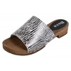Dreváky BUXA Dámske Dreváky Šľapky L40 - Zebra Veľkosť: 41 [26,8 cm]
