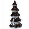 Vianočné ozdoby - Keramický lucerny strieborný vianočný stromček (Vianočné ozdoby - Keramický lucerny strieborný vianočný stromček)