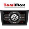 TomiMax Volkswagen Golf 6 Android 14 autorádio s WIFI, GPS, USB, BT HW výbava: QLED 4 Core 2GB+32GB LOW - iba displej A,C